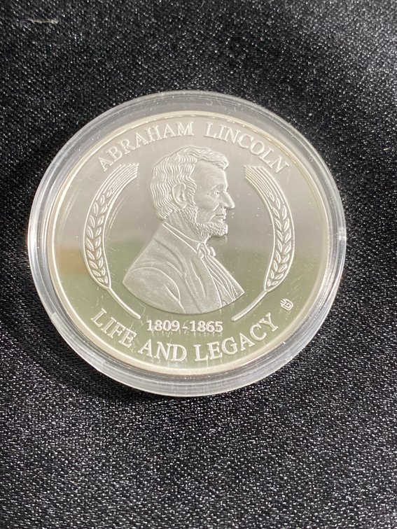 Abraham Lincoln “Life & Legacy” Commemorative Coin Silver-Plated