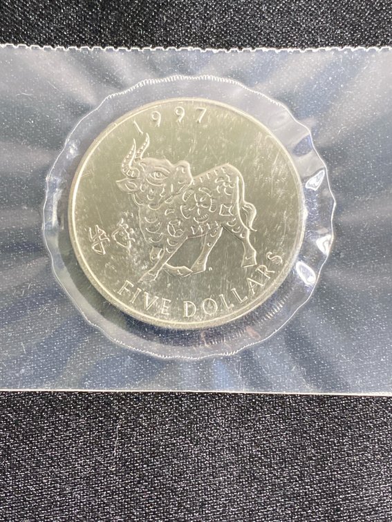 1997 Marshall Islands 5-Dollar Commemorative Coin “Year of The Ox”