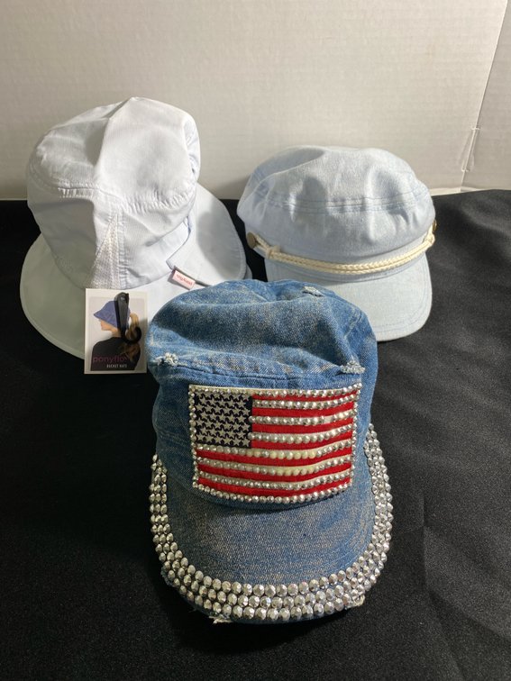 New/Like New Female (3) Hats