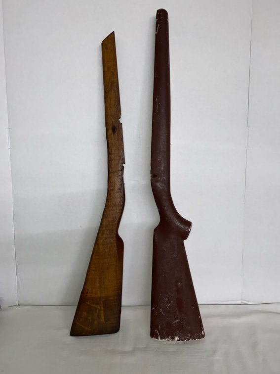 VINTAGE Gun Stocks (1-Wood & 1-Plastic/Resin)