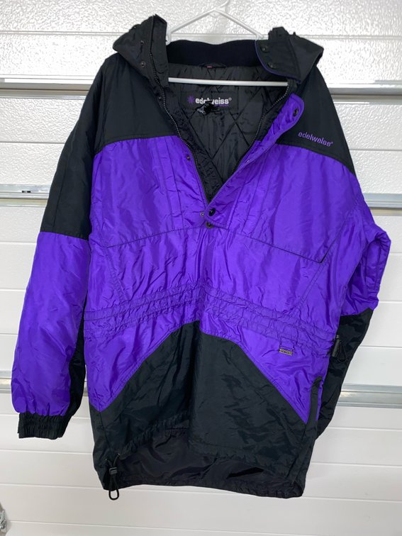 Like NEW… Edelweiss 1/2-Zip Hooded (Men’s Lg) Linned Snow Jacket/Parka