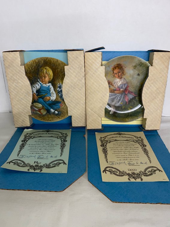 (2) Bradford Exchange (Recco International Corp) John McClelland Collector Plates