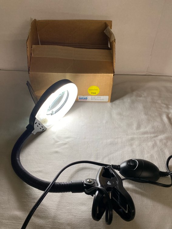 Ballot Magnifier Lamp by Intab (New-in-Box)