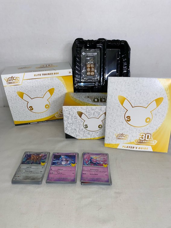 Over (60) 2026 Pokemon Cards with Boxes & Players Guide
