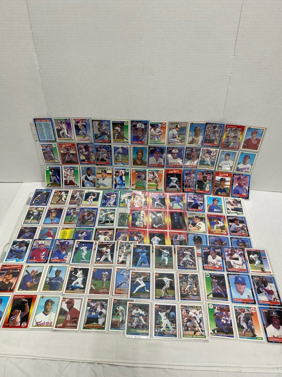 (12-Double Sided Protective Sheets) MLB 1990’s Collection