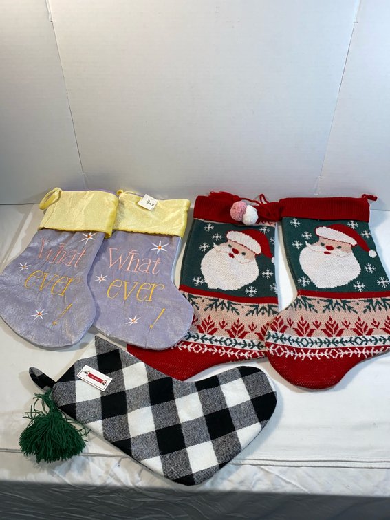 (5) New/Like New Christmas Stockings