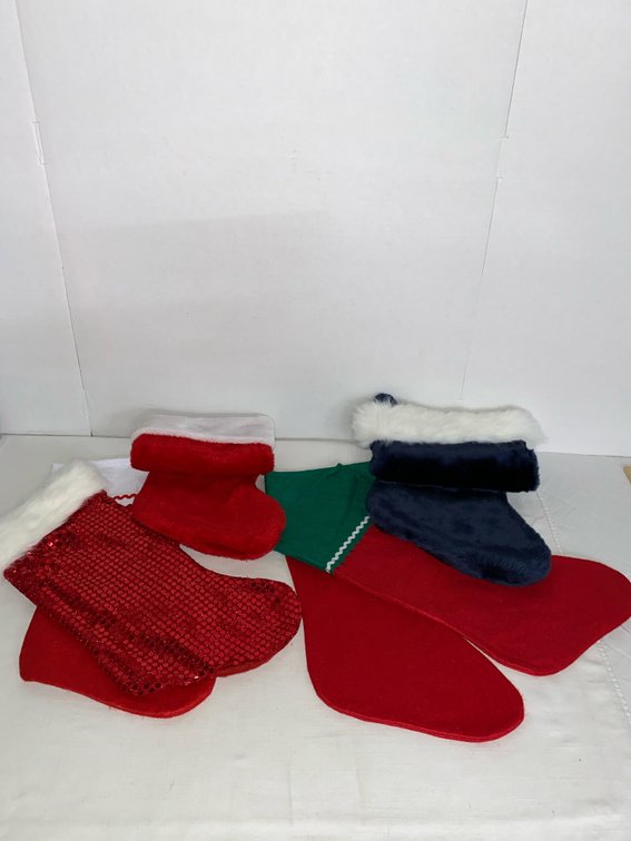 (6) Holiday Stockings… Like New