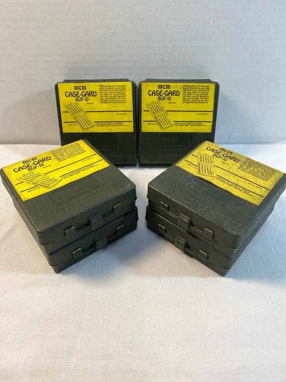 (6) 10 Pack Ammo Boxes “Case-Gard”