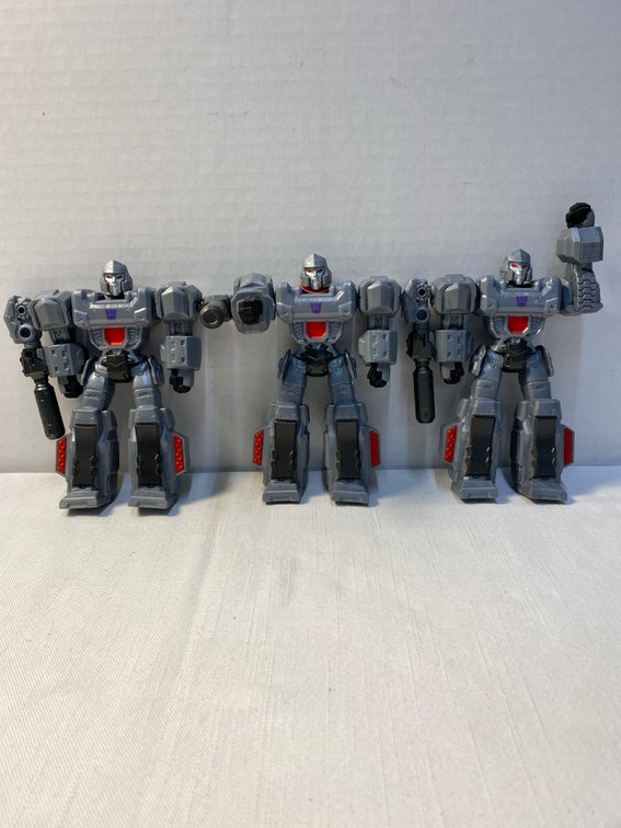 (3) Hasbro Transformers “Cybertron Battlers Megatron 5”