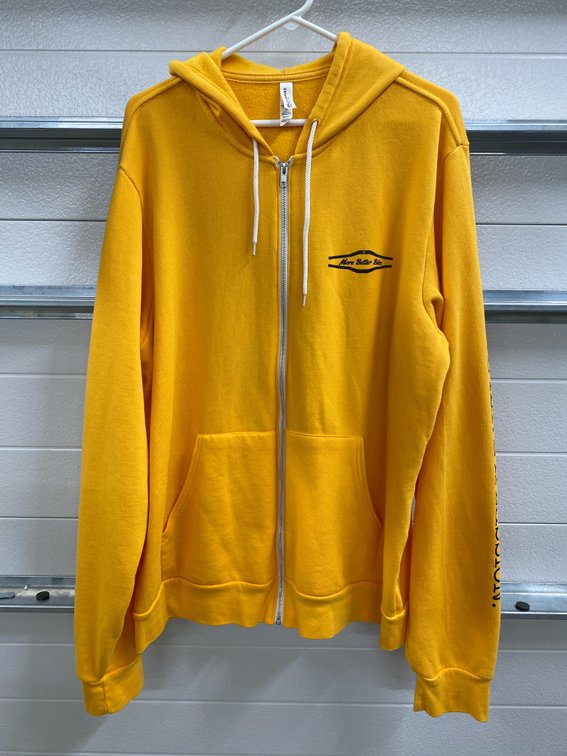 (NEW) More Better Bikes Zippered Hoodie (2XL)
