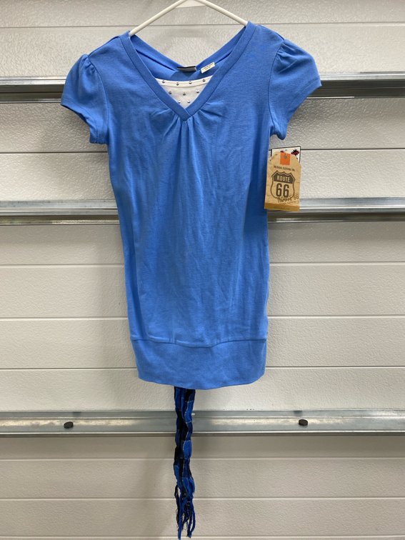 NEW… Route 66 Girls Top with Scarf (Size10/12)