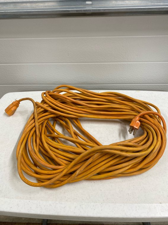 100-Foot Orange Electrical Cord