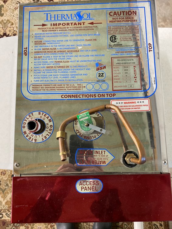 Thermasol PRO Series “Steam Generator”