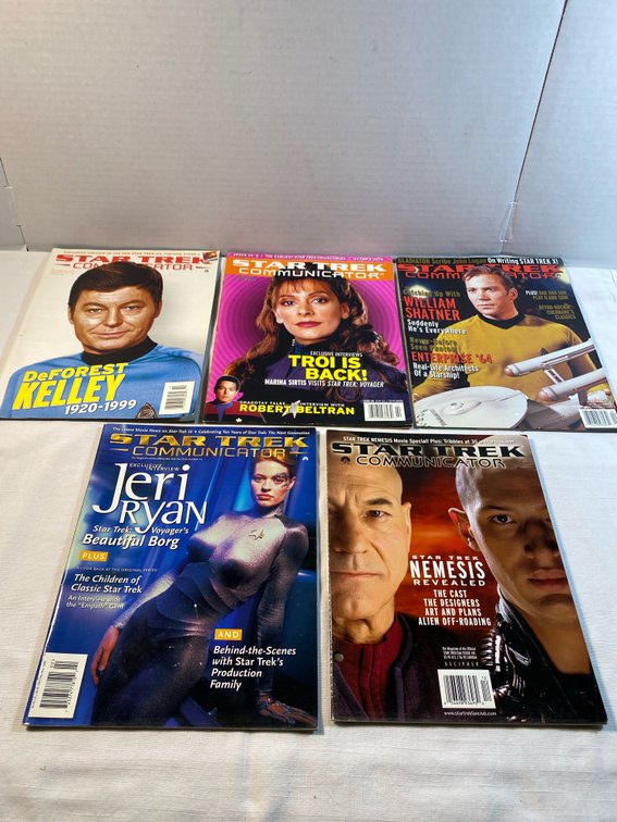 Star Trek "VINTAGE" Magazine Collection 1998-2002 (5)