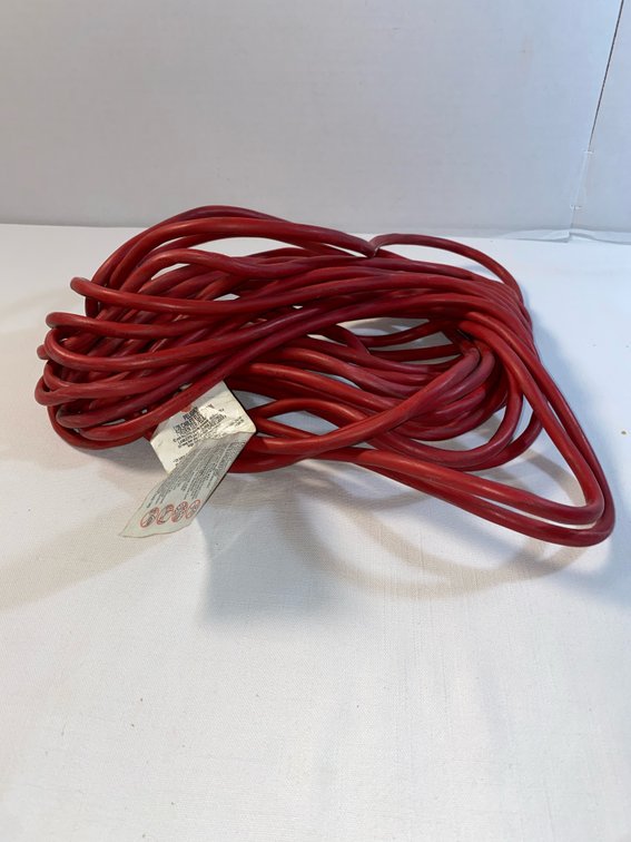 30-Foot “Heavy-Duty” Red Electrical Cord