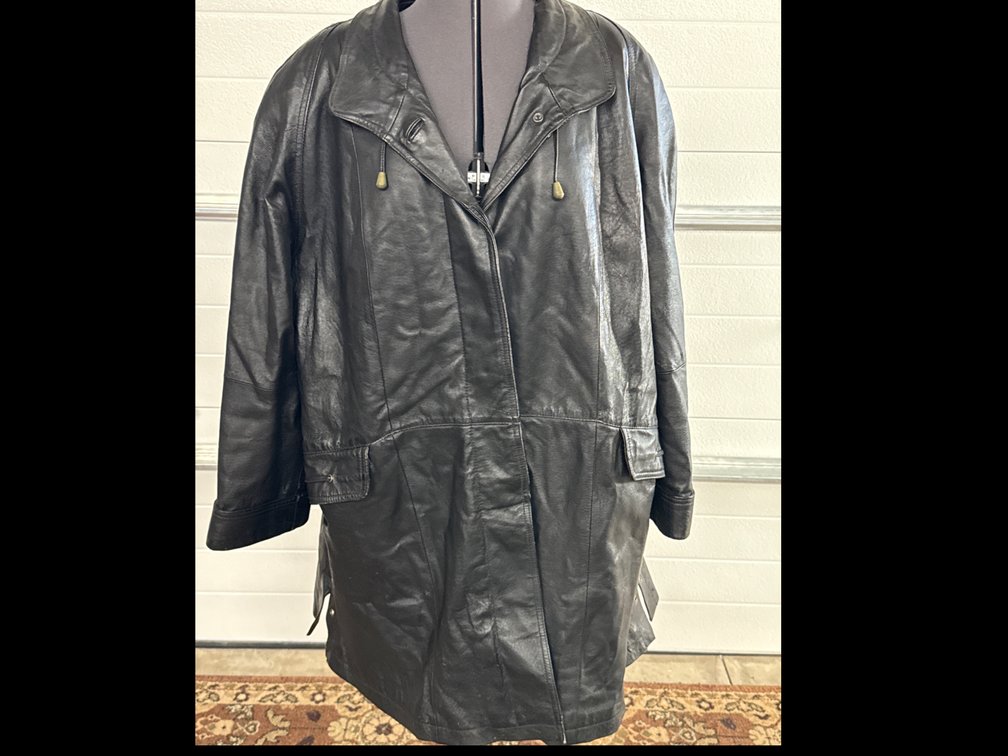 Women’s Lined Leather Coat