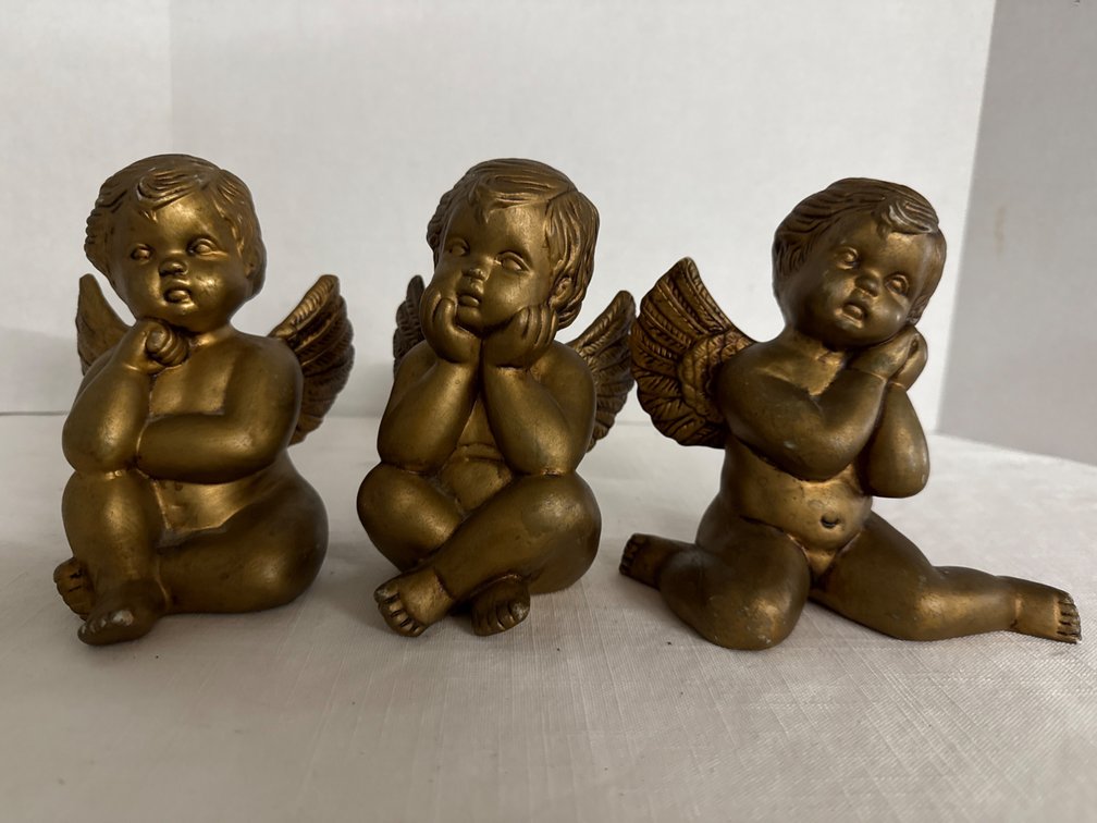 Vintage Golden Cherubs (3)