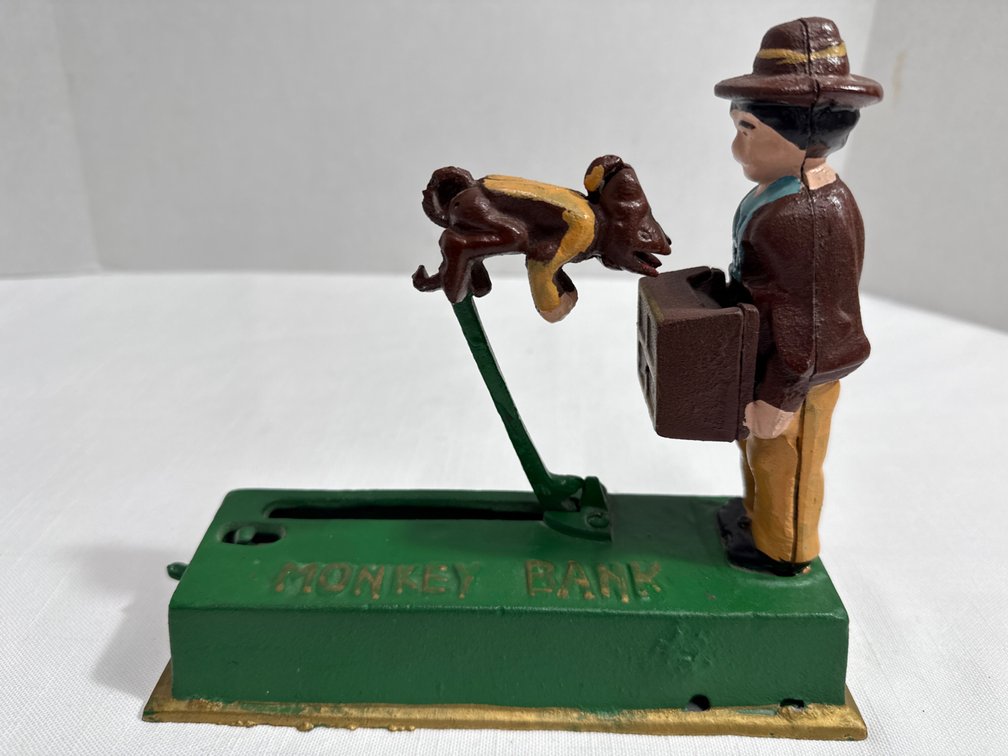 Vintage Cast-Iron Mechanical Bank