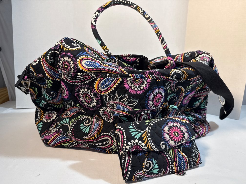 Vera Bradley Duffel & Purse (2)