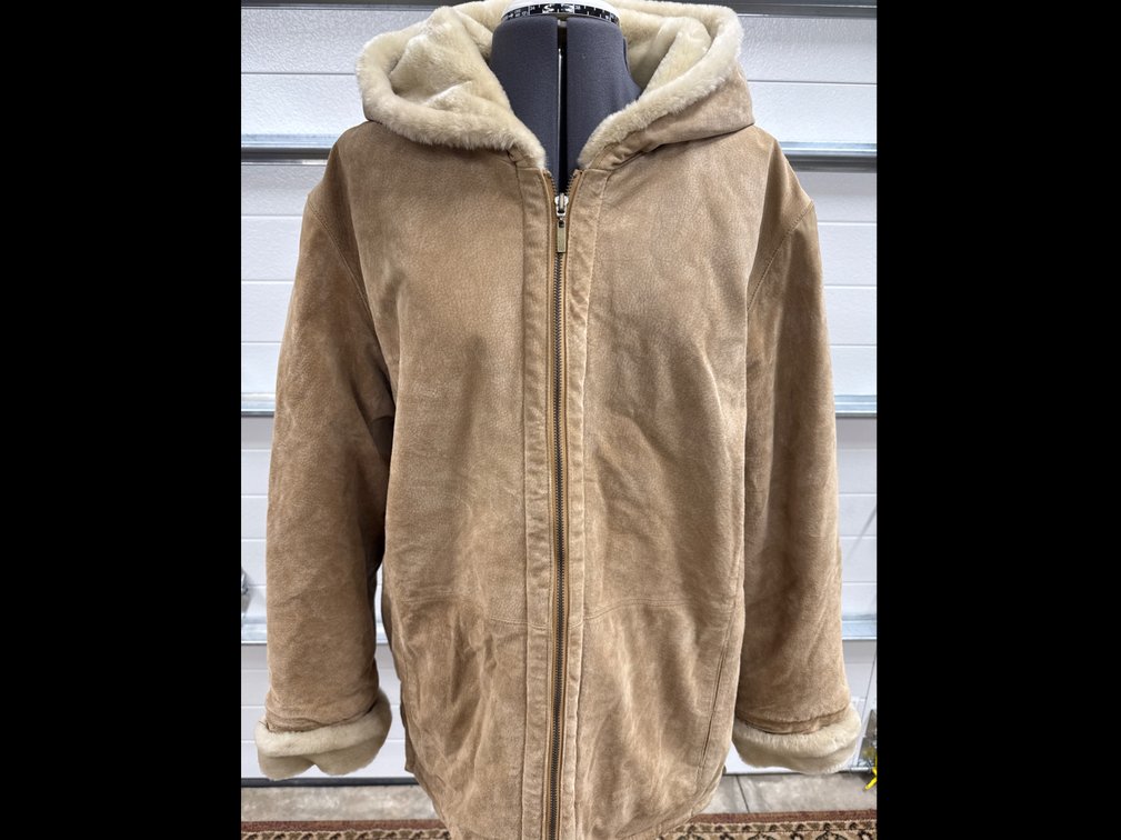 Winlit Leather Faux Fur Jacket