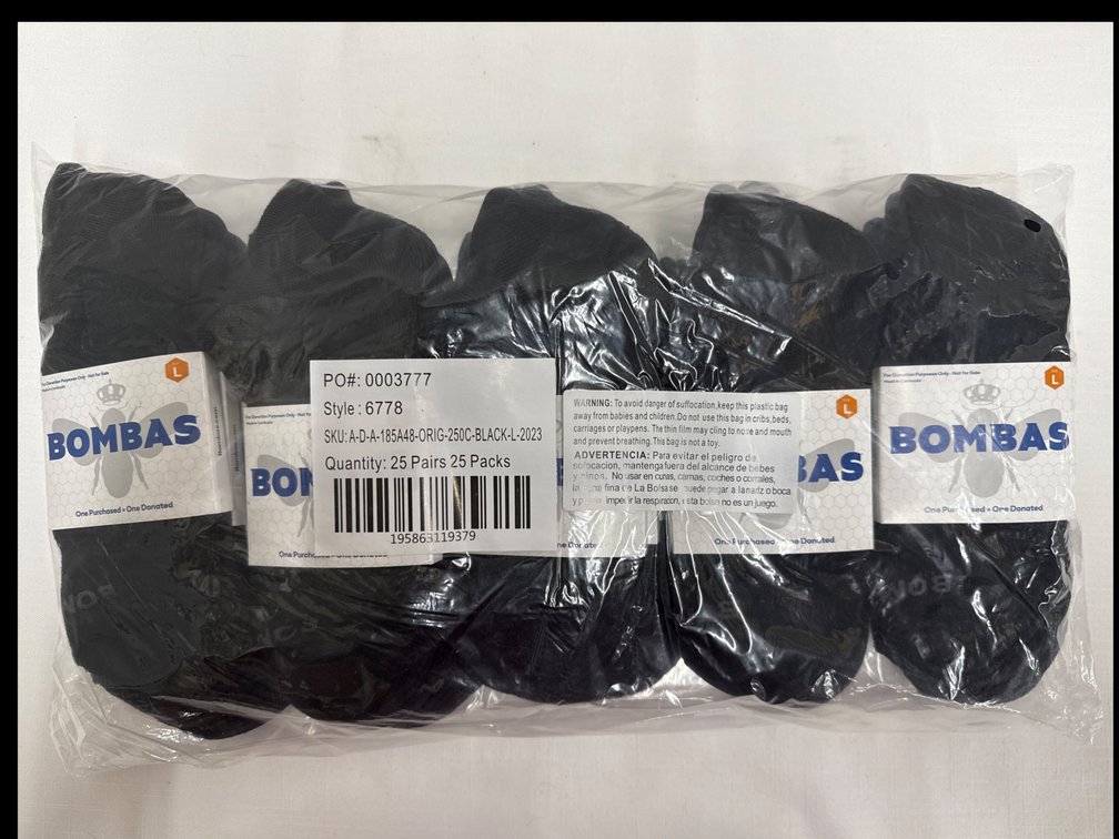 Bombas Ankle Socks (NIP) (25 Pairs)