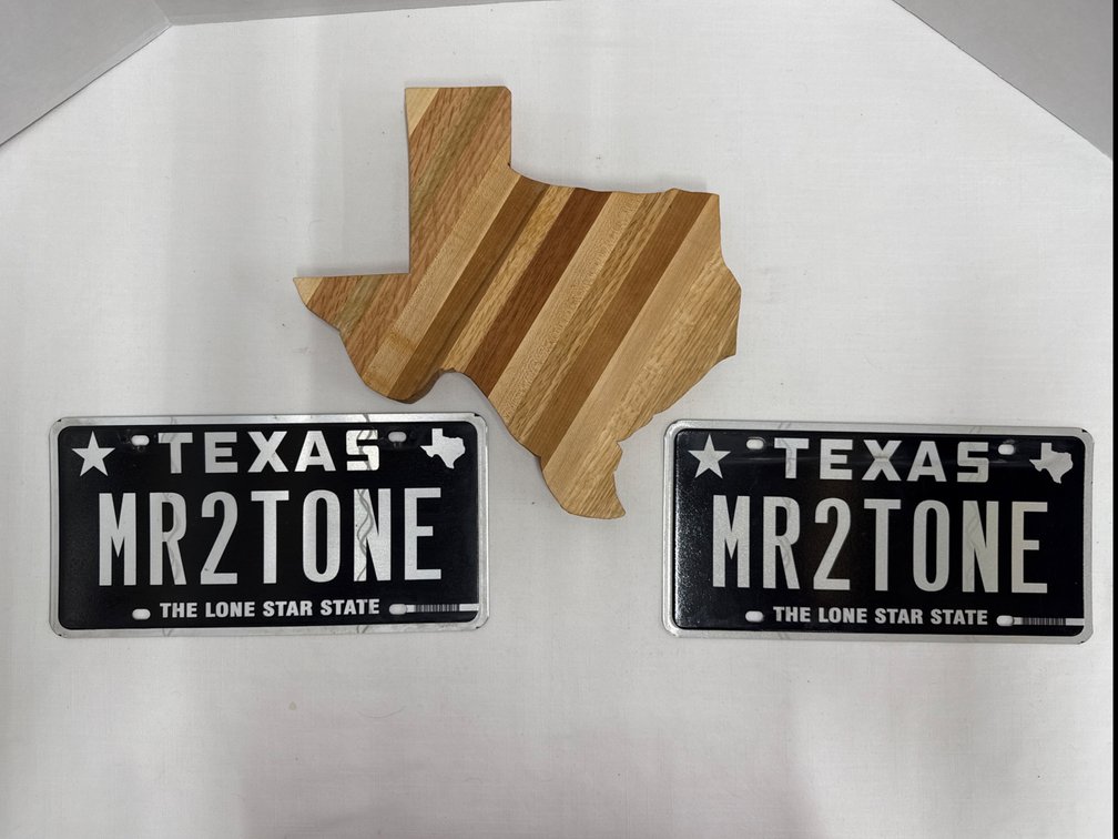 License Plate & Cutting Board (3)