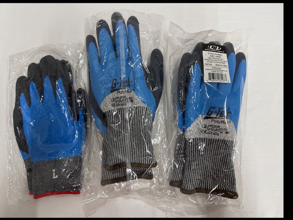 G-Tel Polykor Gloves 3 x Pairs (NIP)