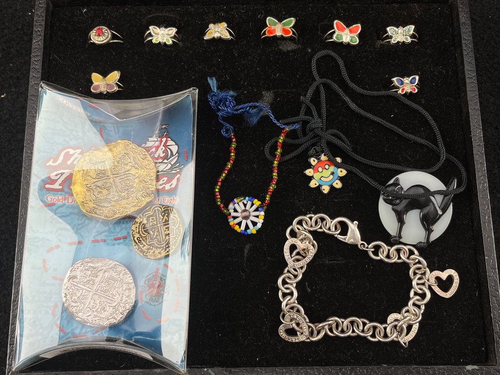 Costume Jewelry Rings and Pirate Treasure Pieces