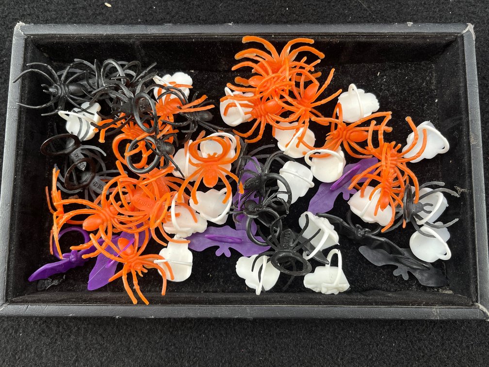 Collection of Halloween Plastic Rings