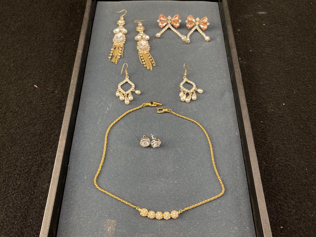 Gold Toned Large Costume Jewelry