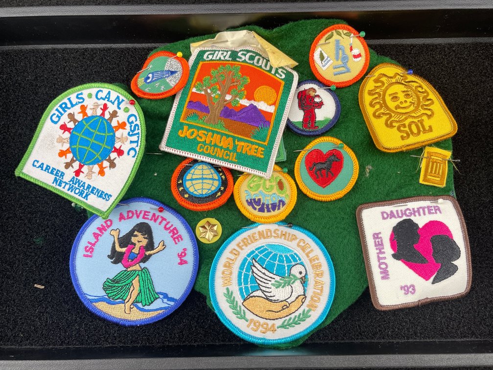 Collection of Vintage Girl Scout Badges