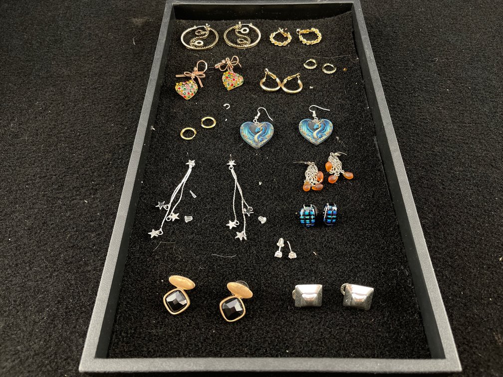 Silver and Gold Toned Fashion Earrings