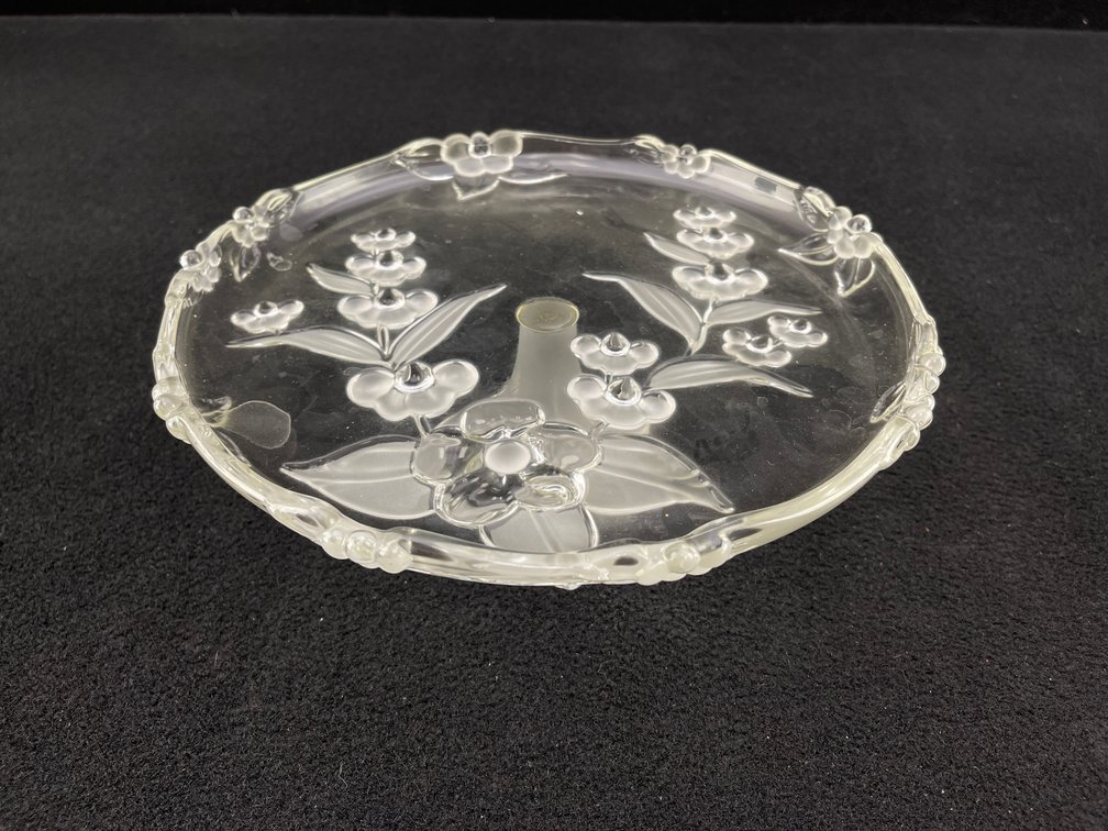 Mikasa Crystal Cake Plate