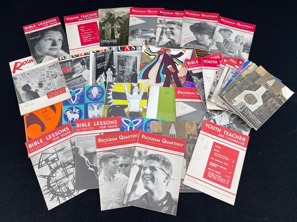 Large Stack of Methodist MYF Magazines