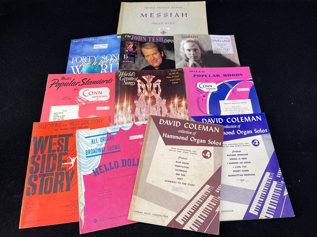 Vintage Collectable Sheet Music Books