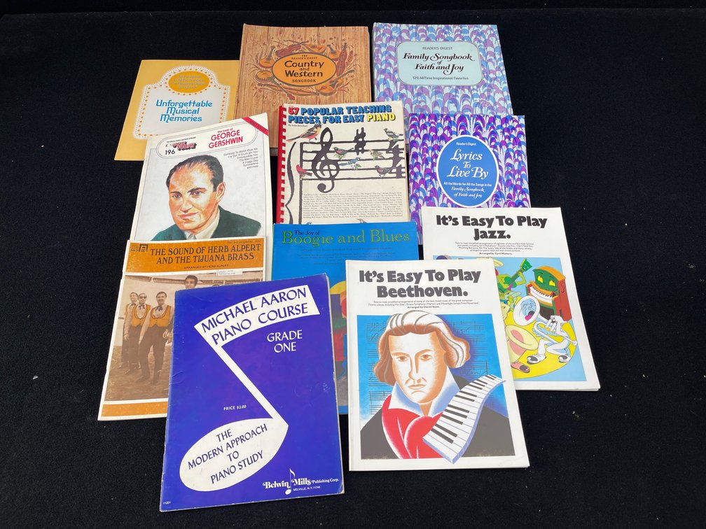 Vintage Collectable Sheet Music Books