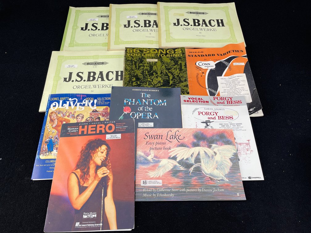 Vintage Collectable Sheet Music Books