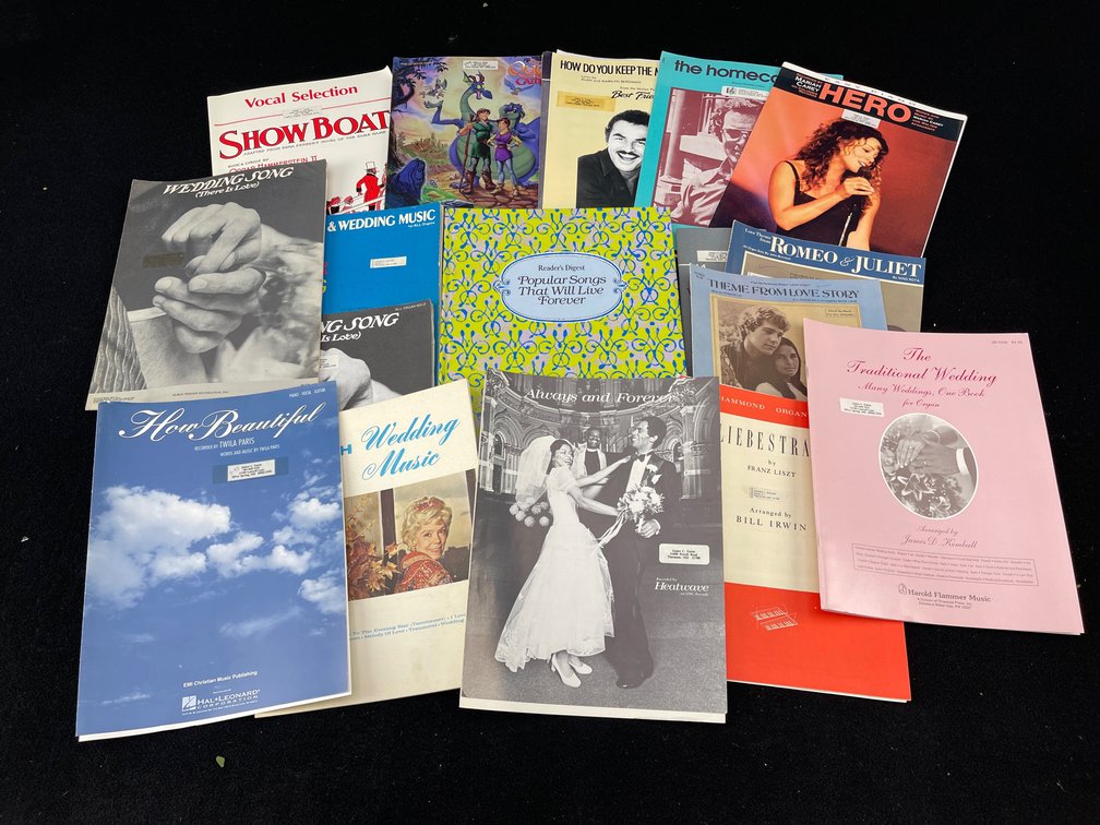 Vintage Collectable Sheet Music Books