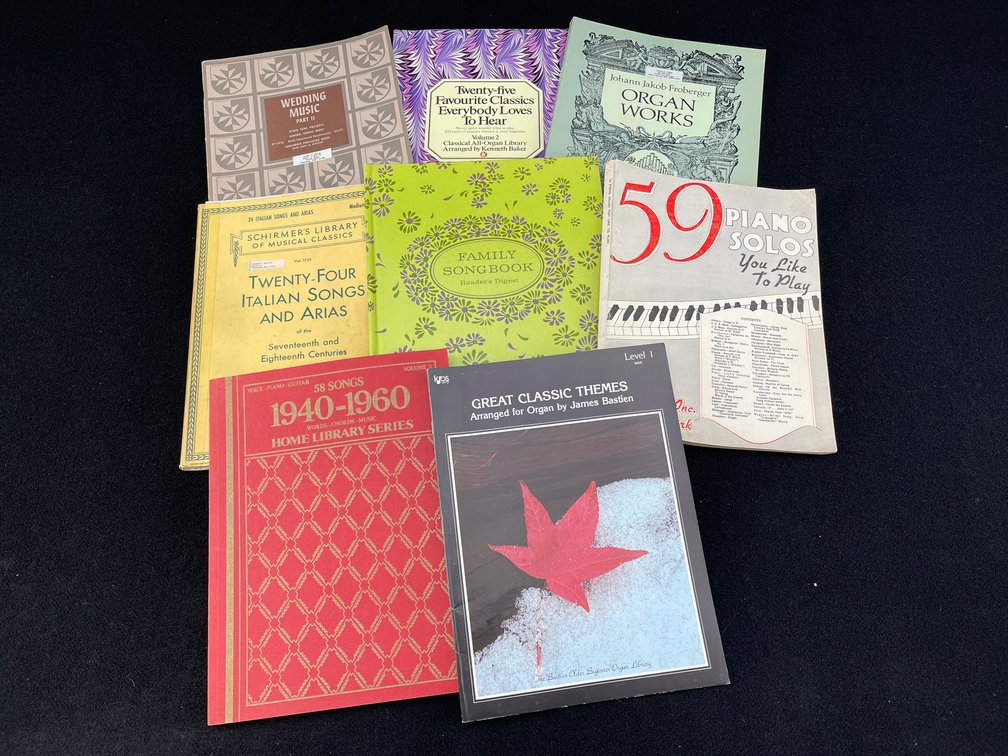 Vintage Collectable Sheet Music Books