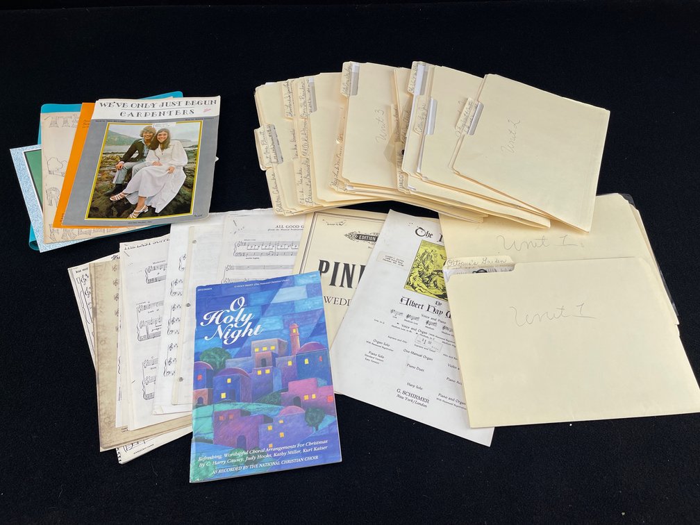 Large Collection of Sheet Music