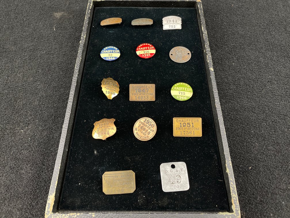 Vintage Chauffeur Badges
