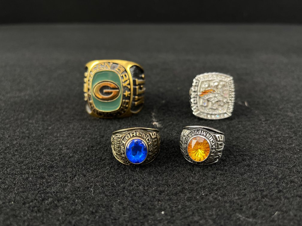 Class Rings and Large Sports Rings