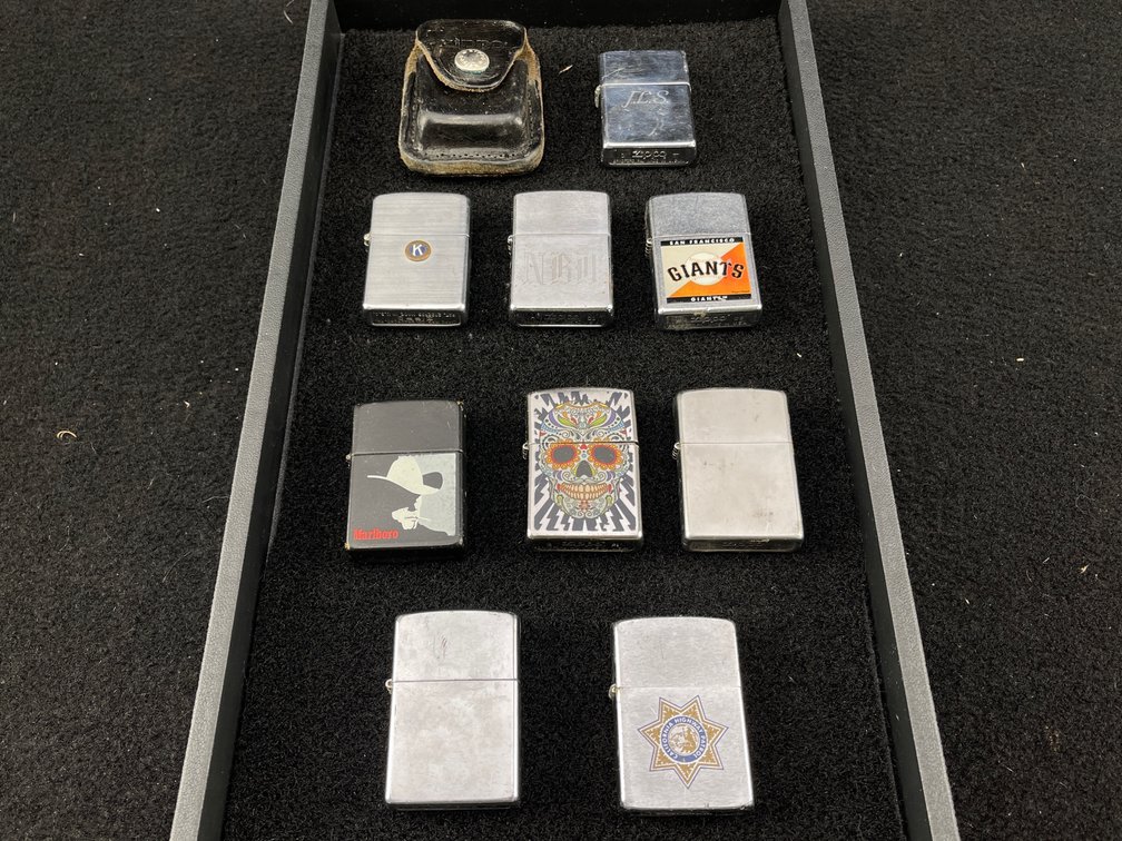 Collection of Zippo Lighters