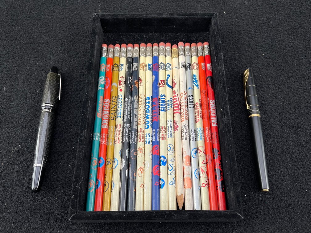 NFL Pencils and Fountain Pens