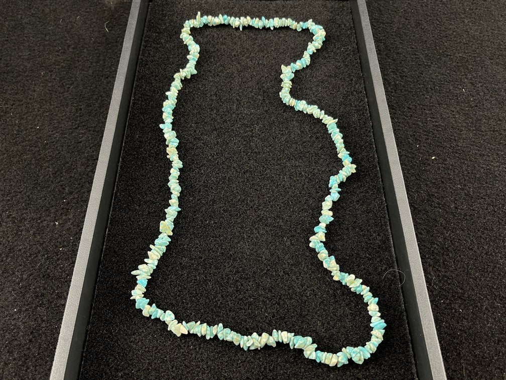 Turquoise Shell Chip Necklace