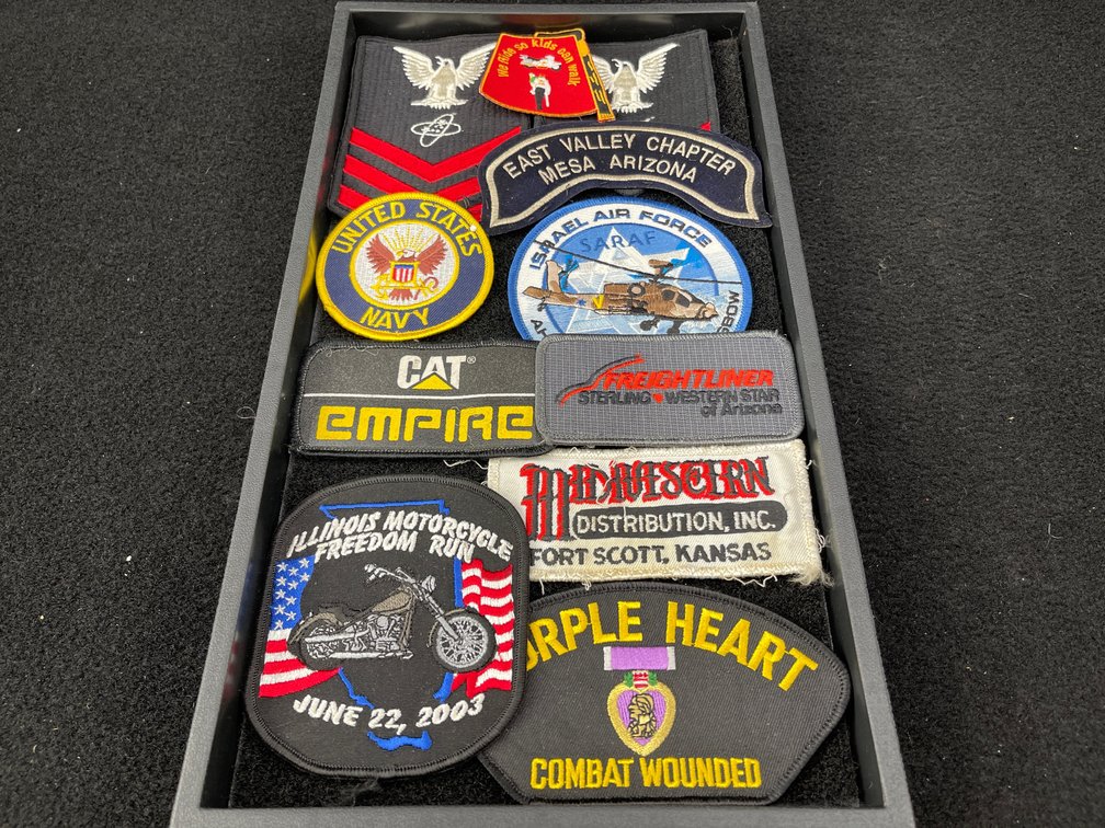 Motorcycle and Military Patches