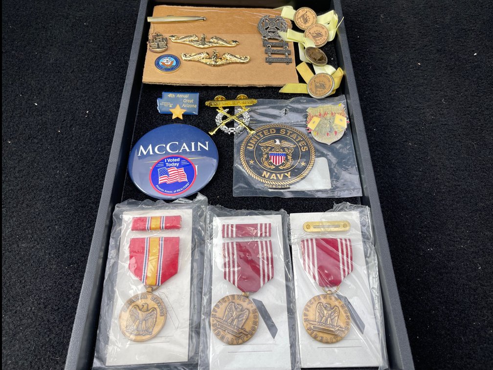 Military Pins and Medals