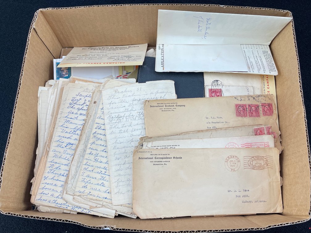Collection of Vintage Letters and Postcards