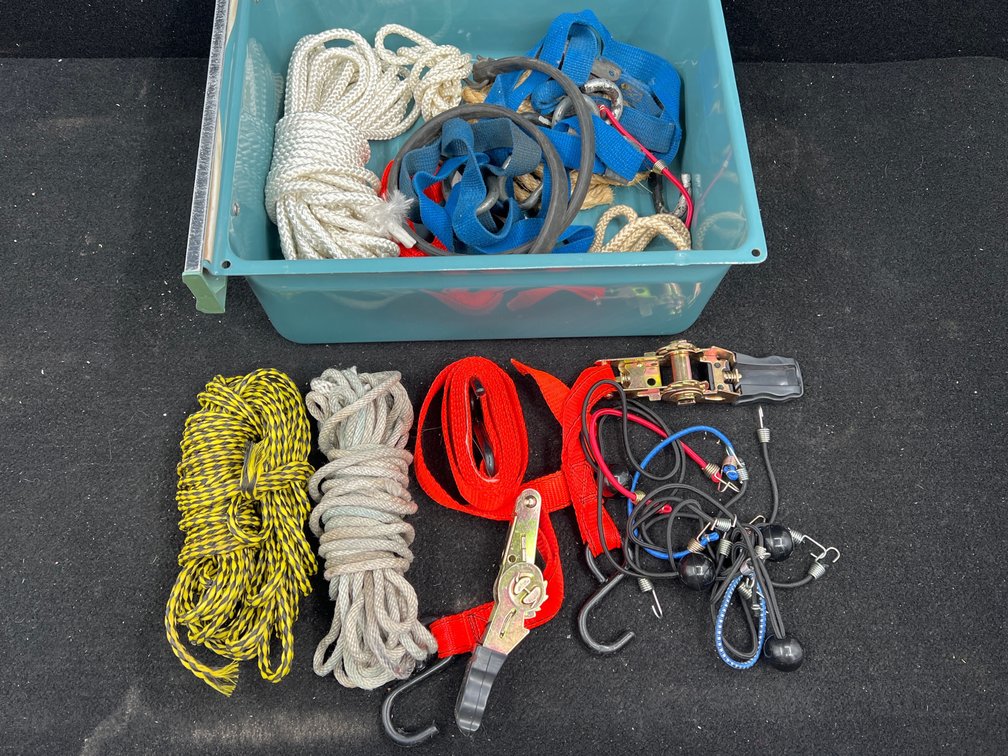 Rope, Straps, & Small Bungie Cords