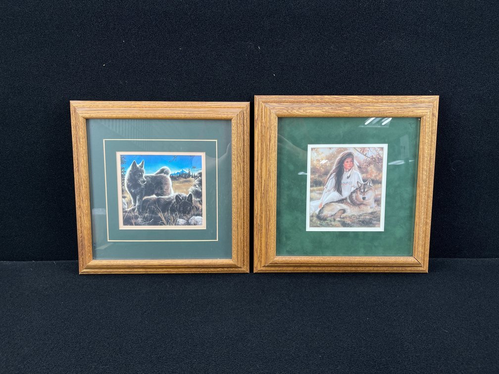 Baby Blue and Aspen Gold Prints by Maija